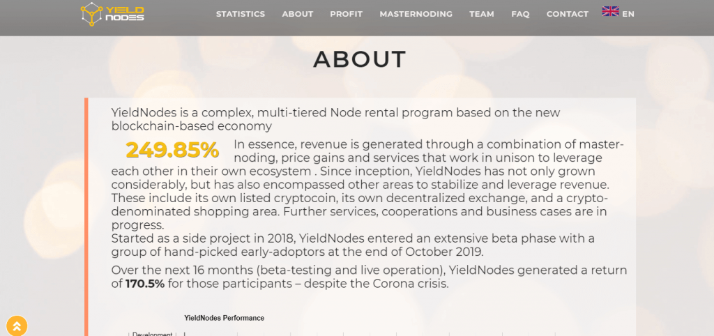 YieldNodes Review, YieldNodes About