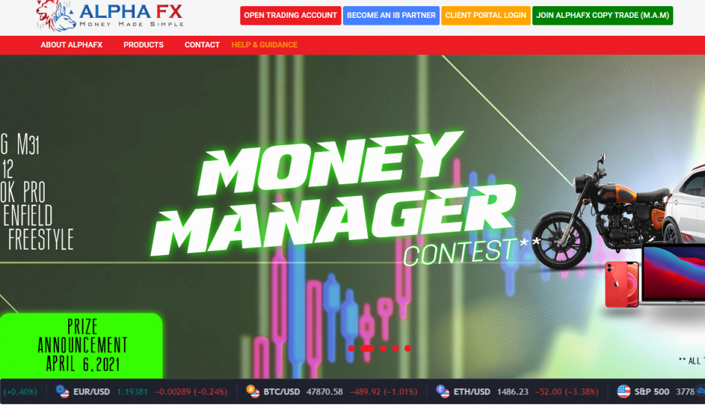 AlphaFX Markets Review, AlphaFX Markets Company