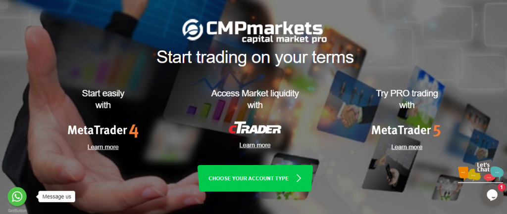 CMPmarkets.com Review, CMPmarkets Features
