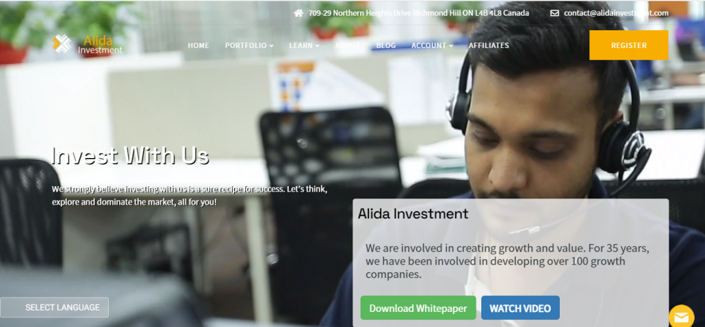 Alida Investment Review, Alida Investment Company