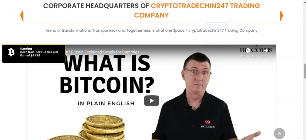 CryptoTradeChin247.com Review, CryptoTradeChin247.com Platform