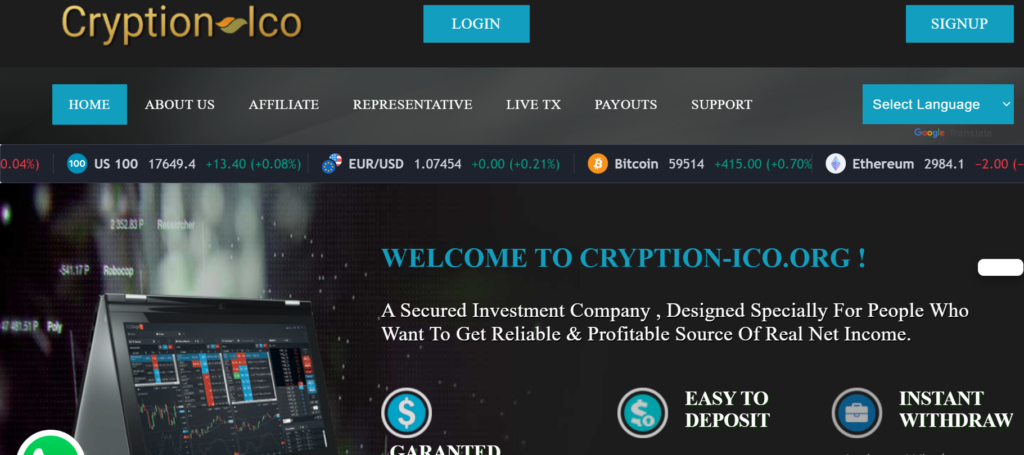 Cryption-Ico Review, Cryption-Ico Company