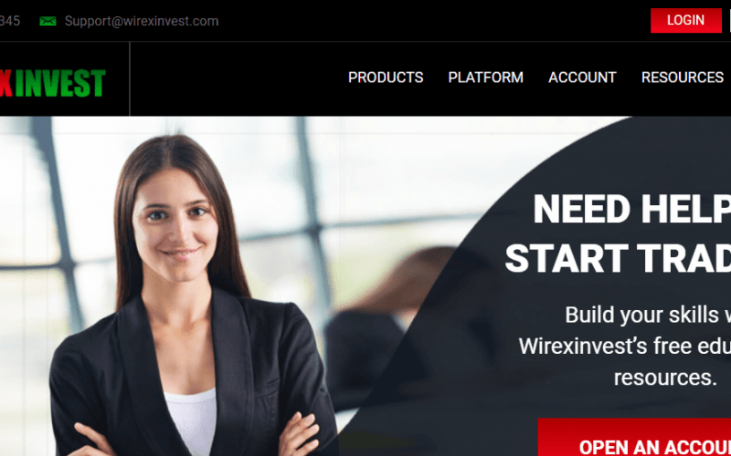 Wirexinvest Review, Wirexinvest Company